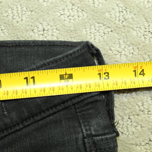 Madewell Roadtripper Skinny Jeans Womens 25 Faded Black Stretch Denim - Picture 9 of 9